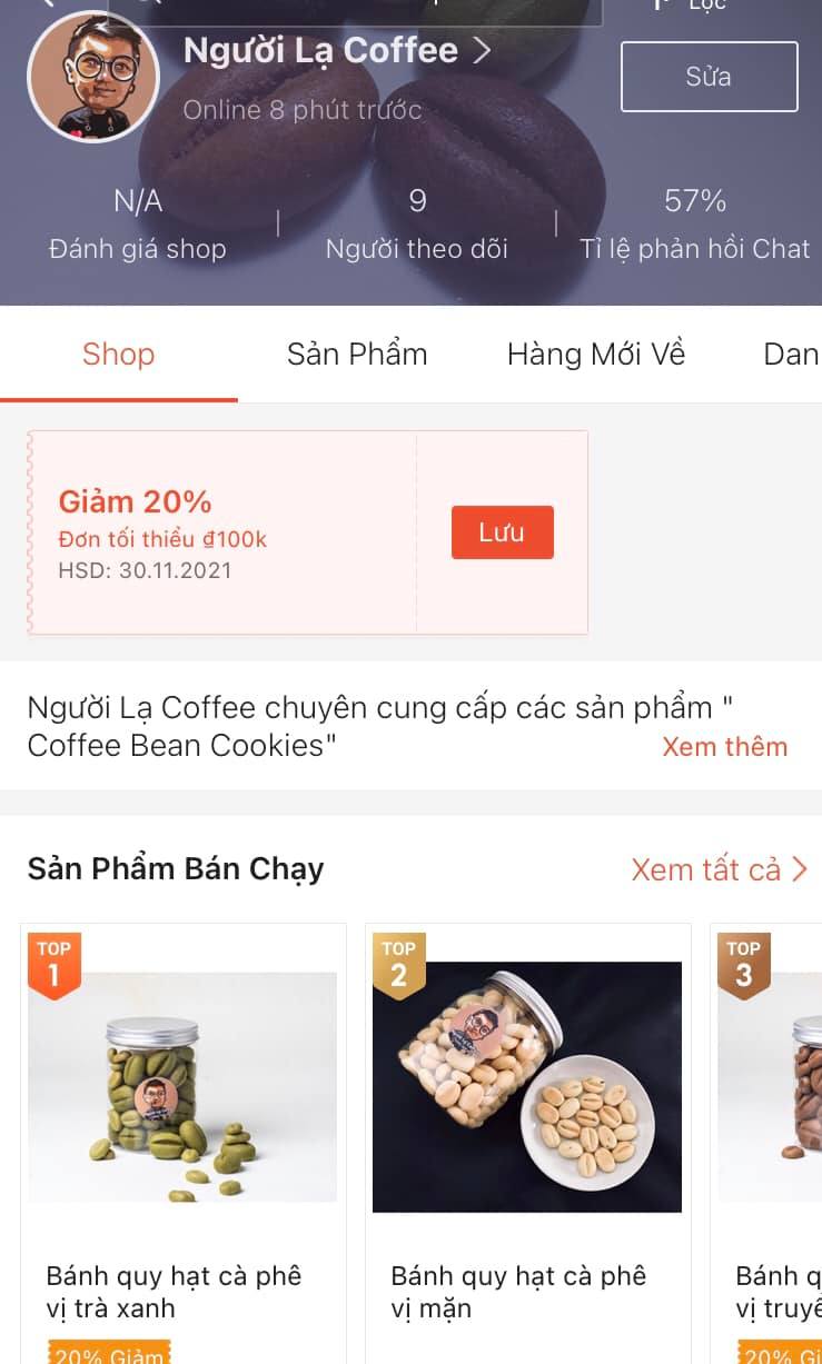 NLC nay đã xuất hiện trên Shopee với ưu đãi lên tới 20%