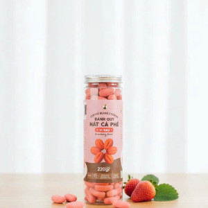 Bánh Quy Hạt Cà Phê Vị Dâu Tây